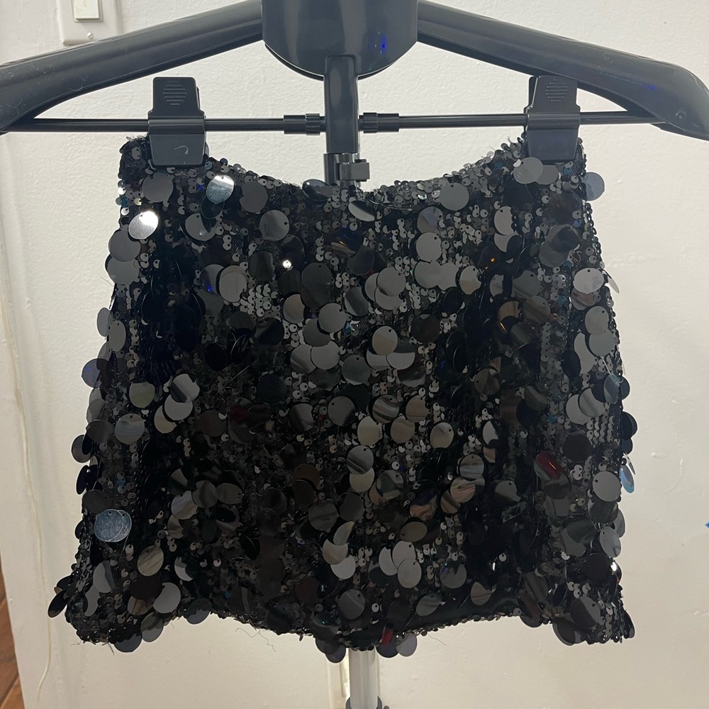 Babyboo Black Sequin Skirt